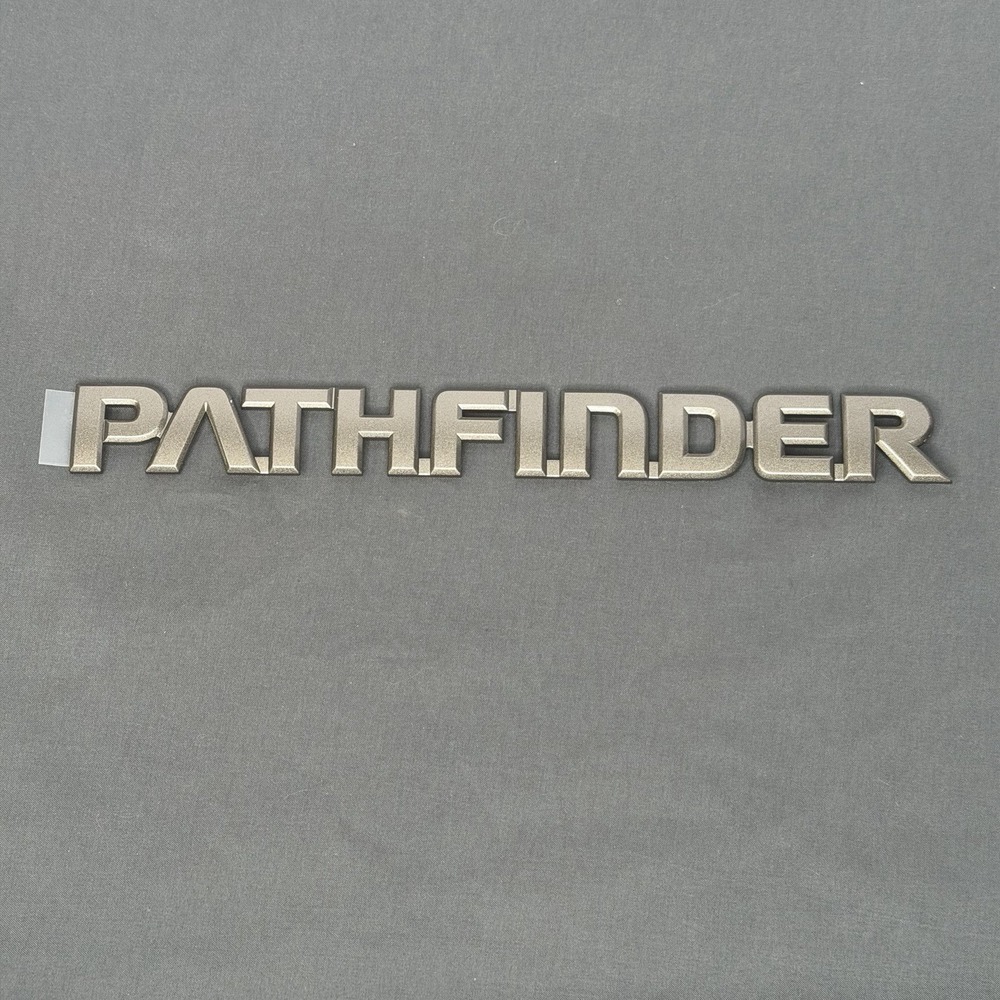 2005-2012 NISSAN PATHFINDER REAR GATE LID EMBLEM BADGE SYMBOL LETTERS OEM NISSAN